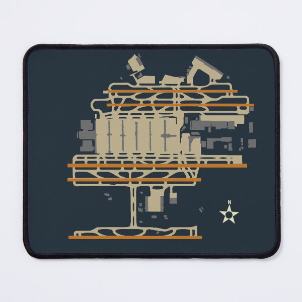 Item preview, ATL Hartsfield-Jackson Atlanta International Airport KATL Art Print designed and sold by RealPilotDesign.