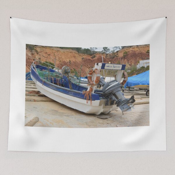 Item preview, Fishing boat on the beach designed and sold by Hilbert72.