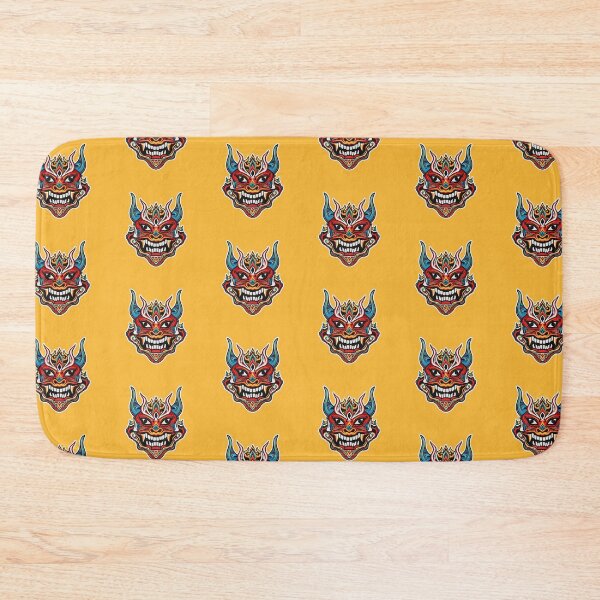Item preview, psychedelic hannya designed and sold by HauntedEmporium.
