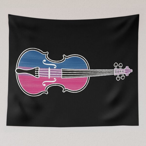 Item preview, Bi Pride Violin Design designed and sold by skye-studio.