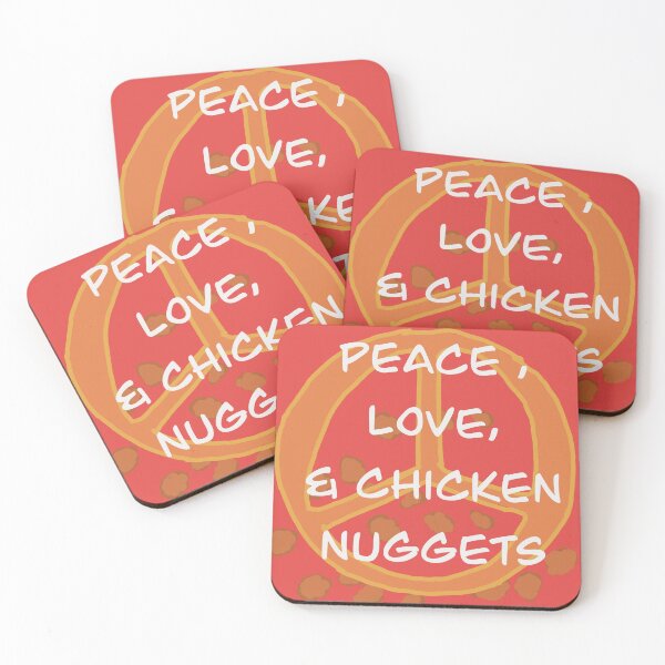 Item preview, Paz, amor y nuggets de pollo designed and sold by Byrne&Bramble.