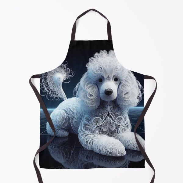 Item preview,  Lace White Poodle designed and sold by Wags & Tails.