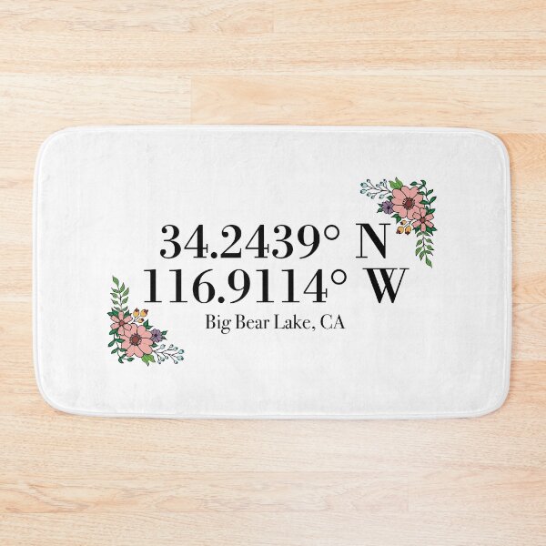Item preview, Big Bear Lake, CA Coordinates designed and sold by mynameisliana.