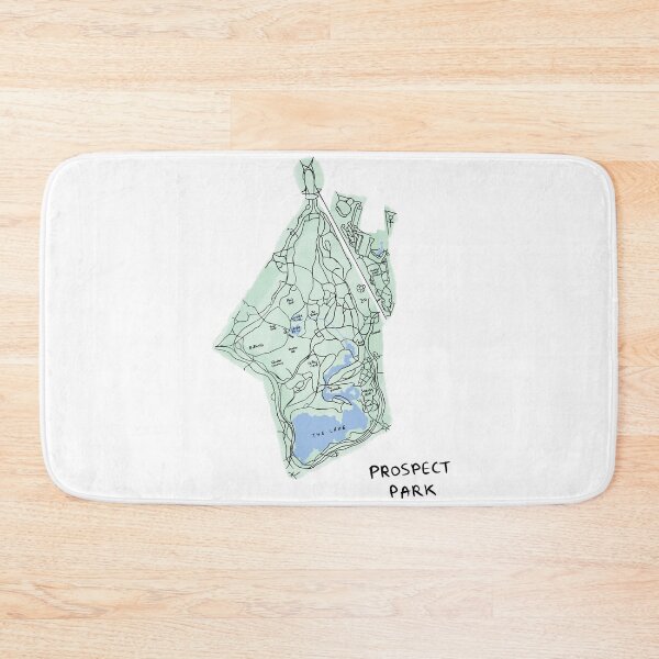Item preview, Prospect Park NYC Map designed and sold by 2ndststudios.