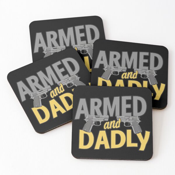 Item preview, Armed And Dadly, Funny Deadly Father For Father's Day  designed and sold by T-shop19.