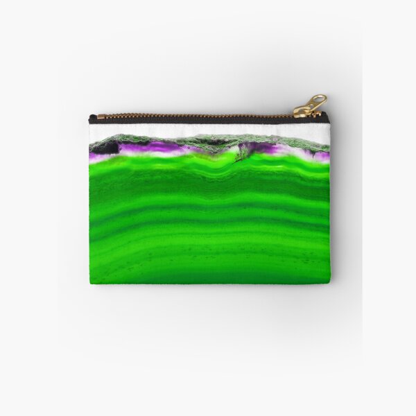 Item preview, Green agate slice mineral designed and sold by Lukasz Szczepanski.