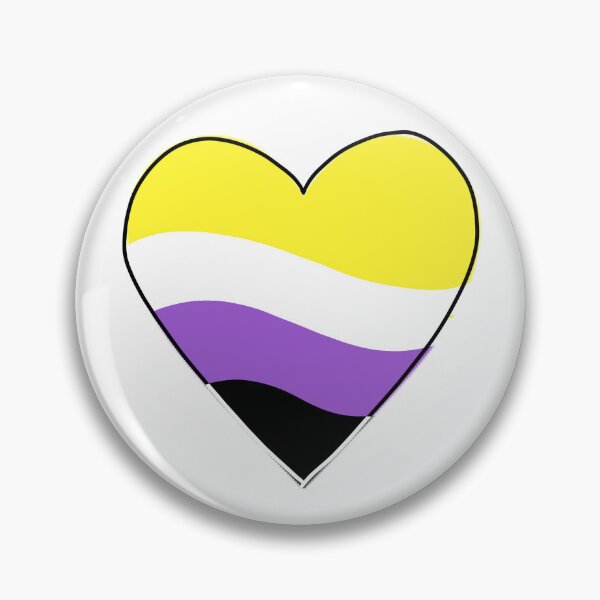 Item preview, Non-Binary From The Heart designed and sold by A4R0NN.