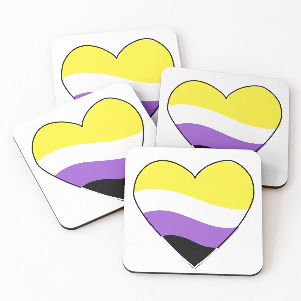 Item preview, Non-Binary From The Heart designed and sold by A4R0NN.