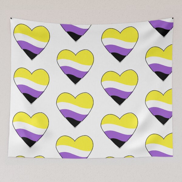 Item preview, Non-Binary From The Heart designed and sold by A4R0NN.