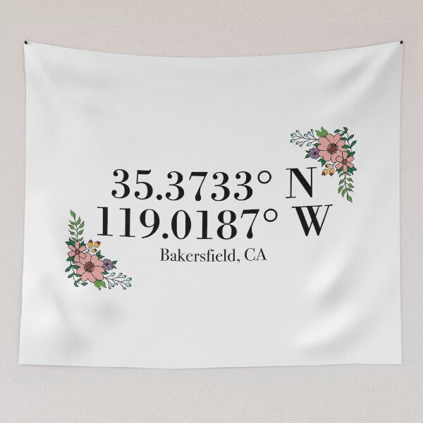 Item preview, Bakersfield, CA Coordinates designed and sold by mynameisliana.