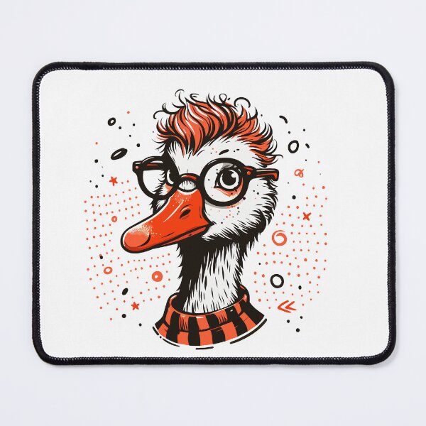 Item preview, Quirky Quacker: The Bespectacled Duck designed and sold by Designowner.