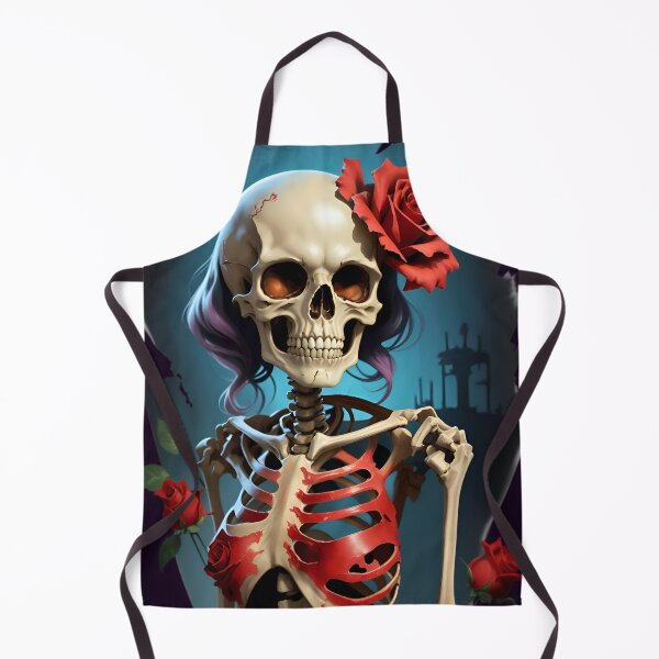 Item preview, Funny Undead Red Rose Skeleton designed and sold by TheArtOfPat.