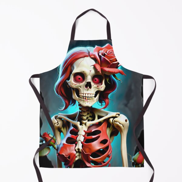 Item preview, Funny Undead Red Rose Skeleton designed and sold by TheArtOfPat.