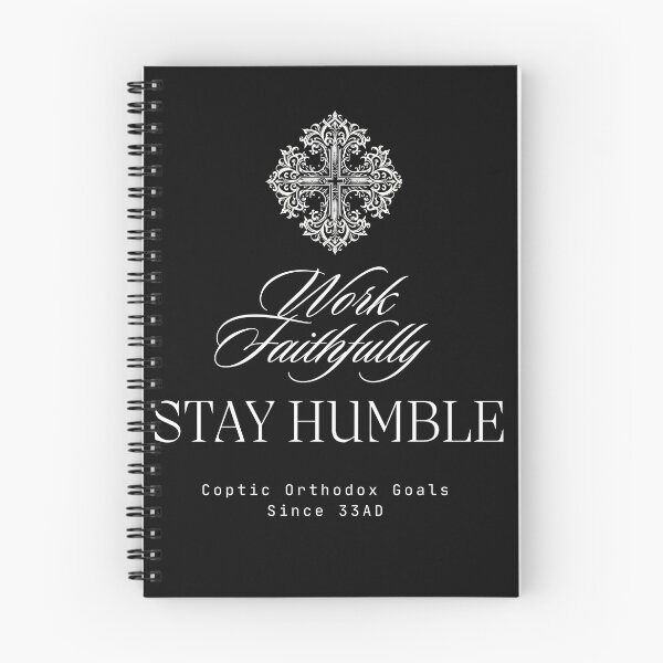 Item preview, Coptic Orthodox Goal: Work Faithfully, Stay Humble Since 33 ad designed and sold by Meaningful Memoirs.