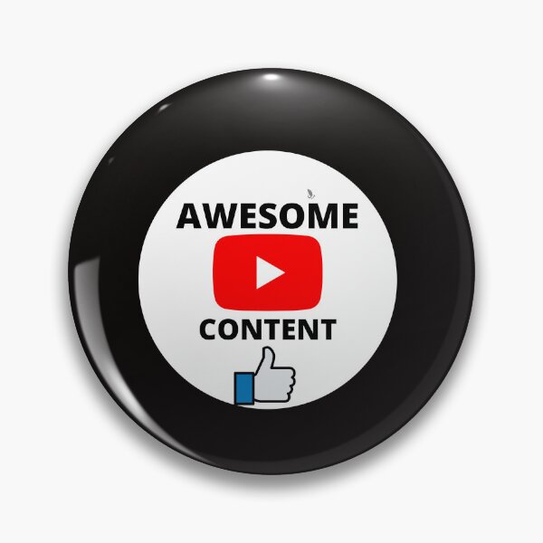 Item preview, YOUTUBE AWESOME CONTENT designed and sold by Highhocreations.