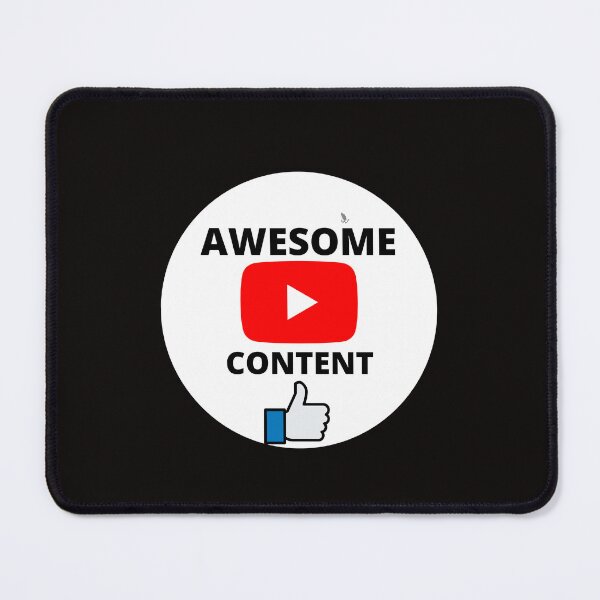 Item preview, YOUTUBE AWESOME CONTENT designed and sold by Highhocreations.