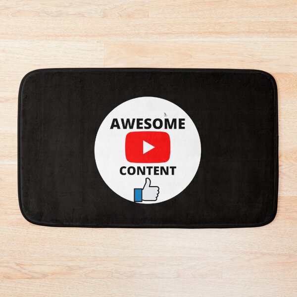 Item preview, YOUTUBE AWESOME CONTENT designed and sold by Highhocreations.