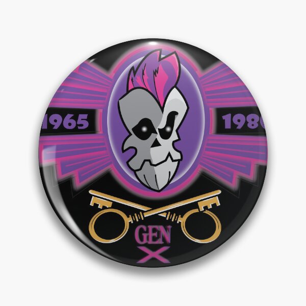 Item preview, GEN X Logo Latchkey Generation designed and sold by Kenneth Pallais.