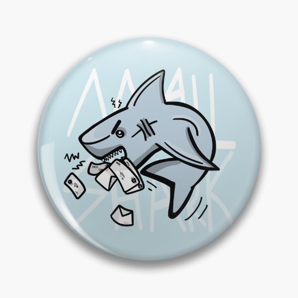 Item preview, Angry Mail Shark designed and sold by Sparkleweather.