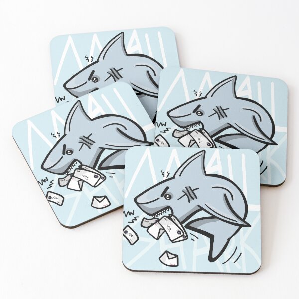 Item preview, Angry Mail Shark designed and sold by Sparkleweather.
