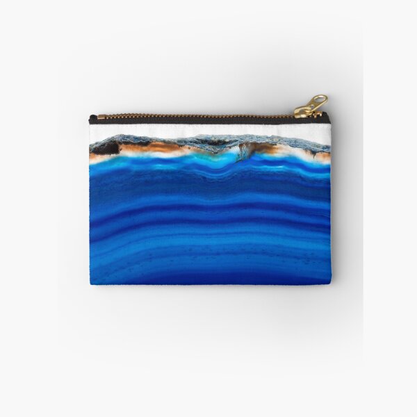 Item preview, Blue agate slice mineral designed and sold by Lukasz Szczepanski.