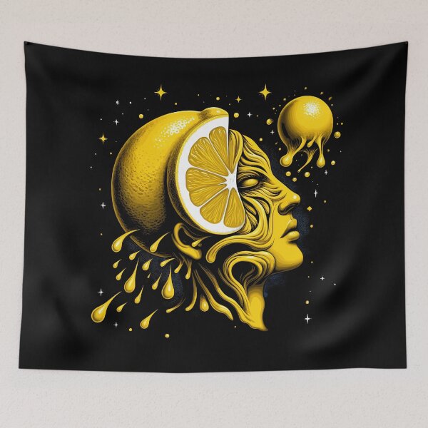 Item preview, Surreal Lemon Head designed and sold by Quirky Shirts.