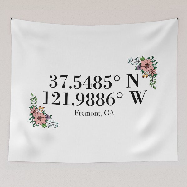 Item preview, Fremont, CA Coordinates designed and sold by mynameisliana.