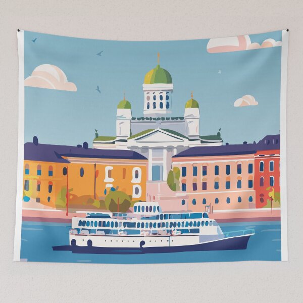Item preview, Helsinki Cathedral Finland Finnish Buildings Scandinavia designed and sold by TheJoeyStudio.