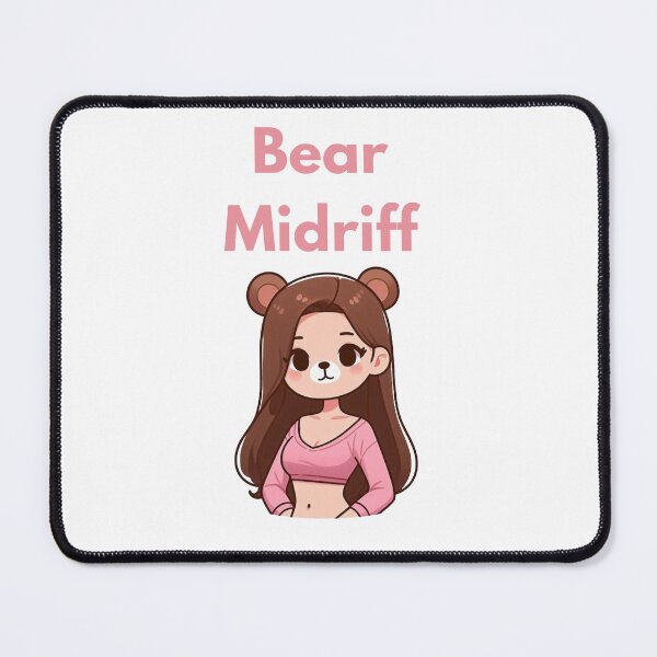 Item preview, Cute bear midriff furry girl designed and sold by DudzDesignz.