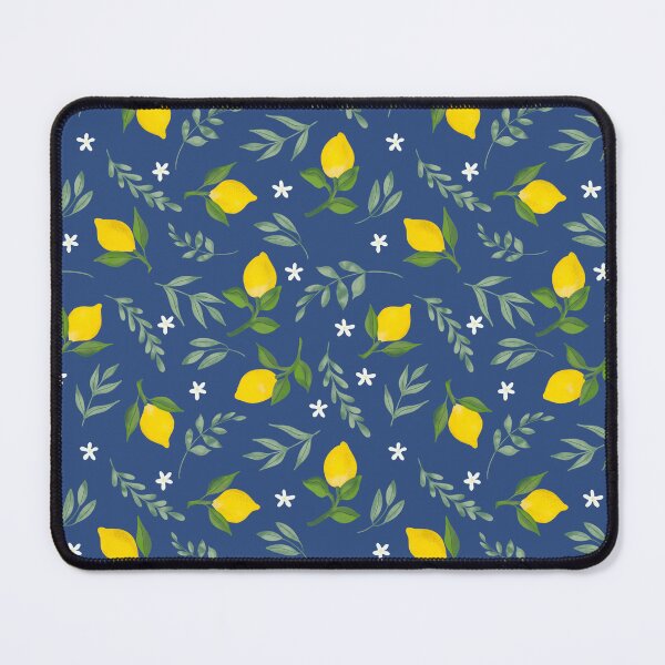 Item preview, Lemon grove on navy  designed and sold by sheena lange.