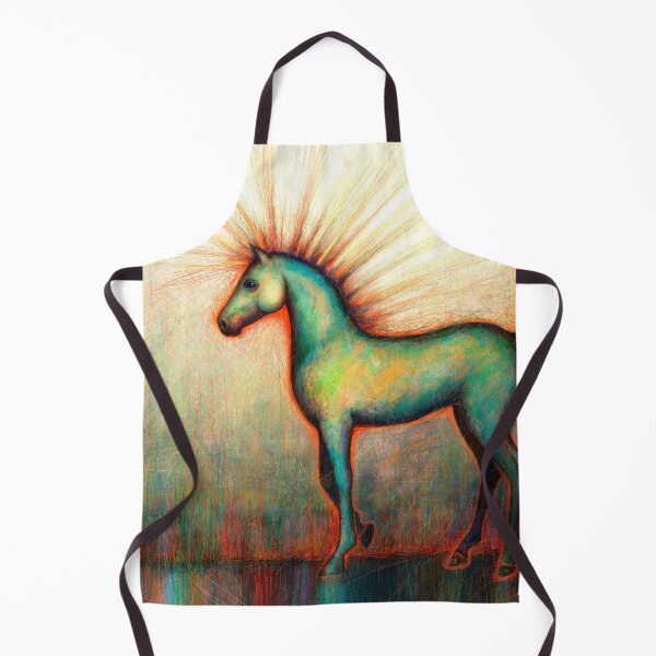 Item preview, Young green horse designed and sold by PaintedKoala.