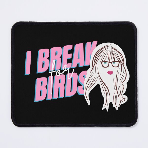 Item preview, Jess Day - New Girl - "I break for birds" quote designed and sold by ach-prints.