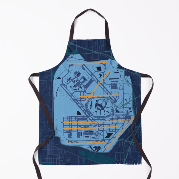 Item preview, ORD Chicago O'Hare International Airport Art Print KORD designed and sold by RealPilotDesign.