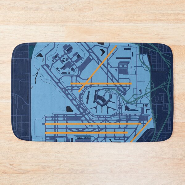 Item preview, ORD Chicago O'Hare International Airport Art Print KORD designed and sold by RealPilotDesign.