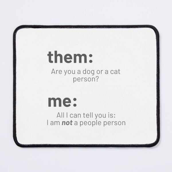 Item preview, Funny Dog or Cat Person designed and sold by Broncory.