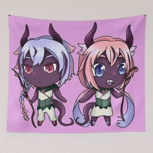Item preview, Meika Hime and Mikoto: Druids of Moon Plums designed and sold by Sirendroid.