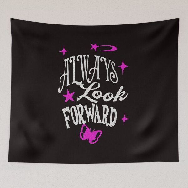 Item preview, Always look forward  - positivity quote designed and sold by PrettyPinkSkies.