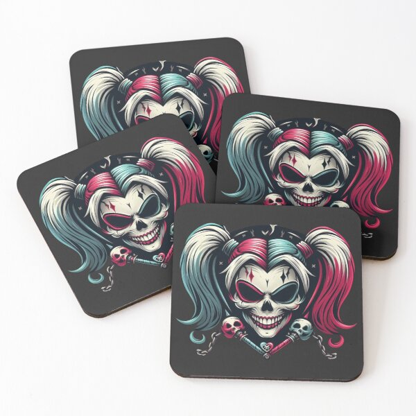 Item preview, Harlequin Skull designed and sold by GhostMachine13.