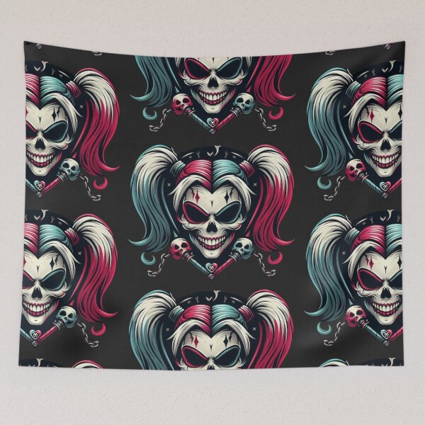 Item preview, Harlequin Skull designed and sold by GhostMachine13.