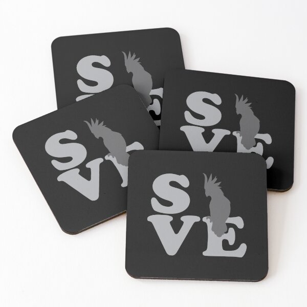 Item preview, SAVE BIRDS (black cockatoo) designed and sold by jazzydevil.