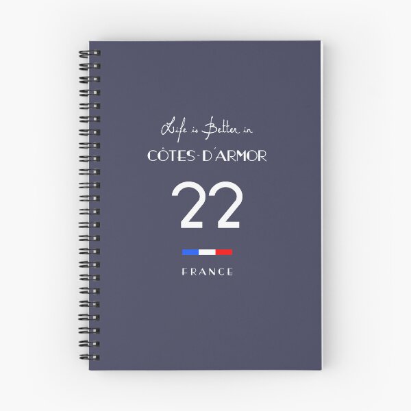 Item preview, Life is better in CÔTES-D'ARMOR Number 22 Bretagne France designed and sold by frenchsalsa.
