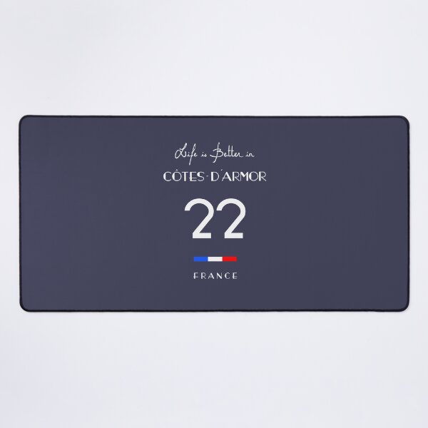 Item preview, Life is better in CÔTES-D'ARMOR Number 22 Bretagne France designed and sold by frenchsalsa.