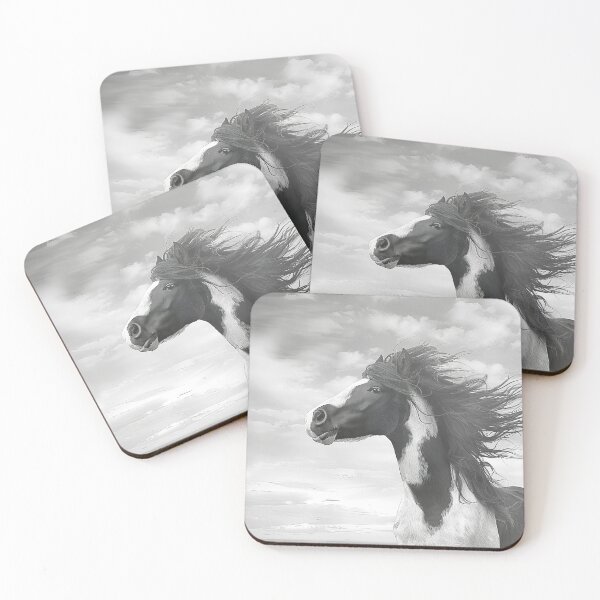 Item preview, Wind in My Mane Silver designed and sold by Elisabeth Lucas.