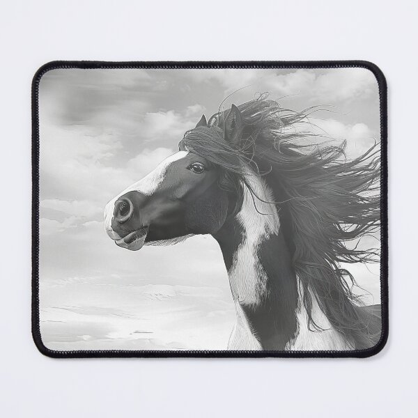 Item preview, Wind in My Mane Silver designed and sold by Elisabeth Lucas.