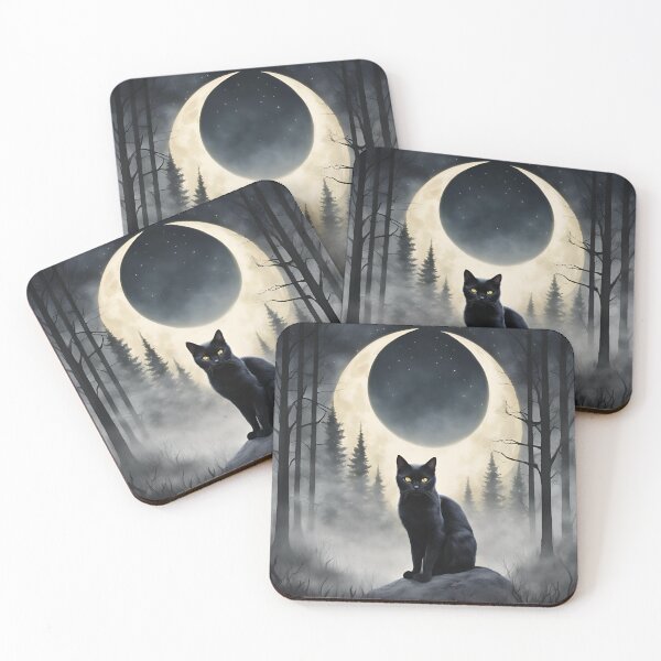 Item preview, Mystical Black Cat designed and sold by Gargantua99.