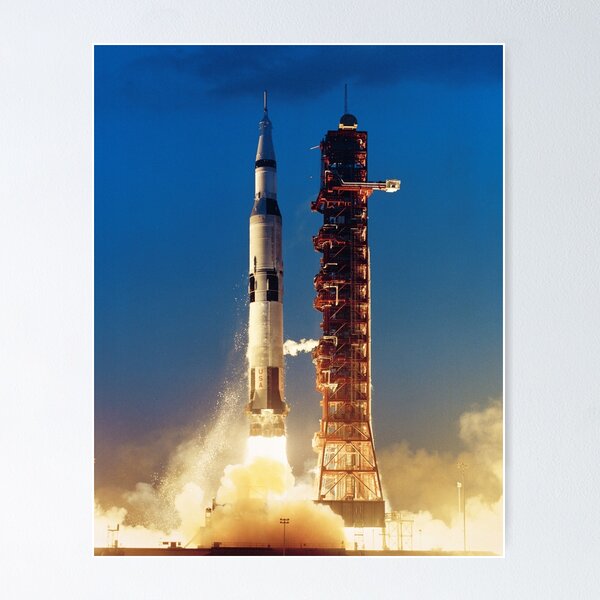 Item preview, Saturn V Liftoff designed and sold by aerospacepage.