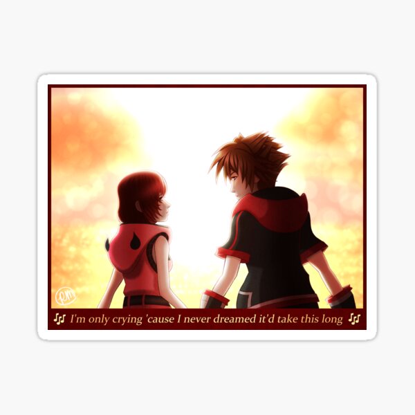 Artikel-Vorschau von Sora und Kairi KH3 Sonnenuntergang, designt und verkauft von RyMoltArt.
