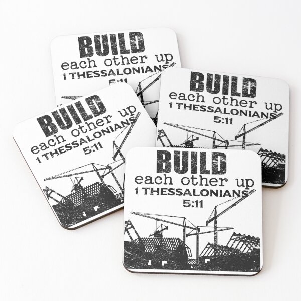 Item preview, Thessalonians Bible Verse Design | Build Each Other Up designed and sold by EdifiedExpressions.