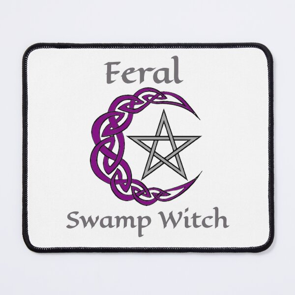 Item preview, Feral Swamp Witch Knot Moon Pentacle designed and sold by WhitleyAD.