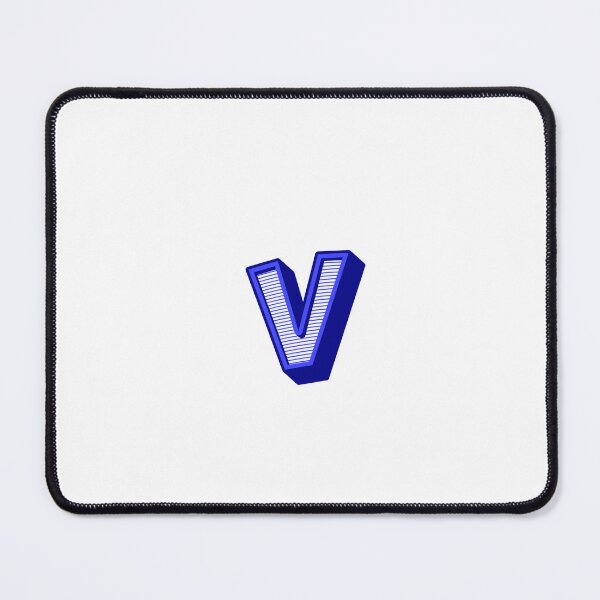 Item preview, 3D Alphabet Letter v - Bold Typography Design - Lowercase Alphabet Artwork designed and sold by uncoXab.